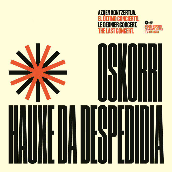 Oskorri - Hauxe da despedidia